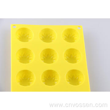 15-cavity Different Shapes Silicone Flower Baking Mold